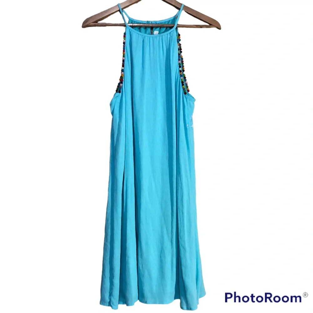 The vanity room Pom pom dress Summer Vacation Resortwear